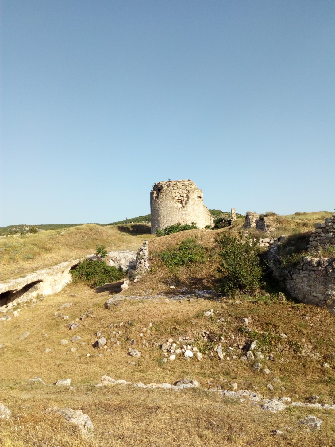 Вид на крепость Каламита
